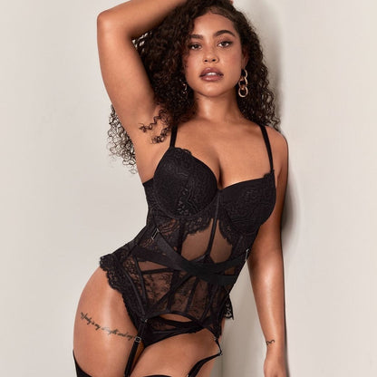 Corset en dentelle Divine Frisson – Lingerie sexy SÉNUARA Ma boutique